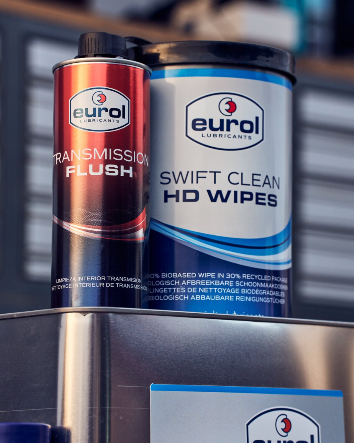 Eurol Transmission Flush and Swift Clean HD Wipes