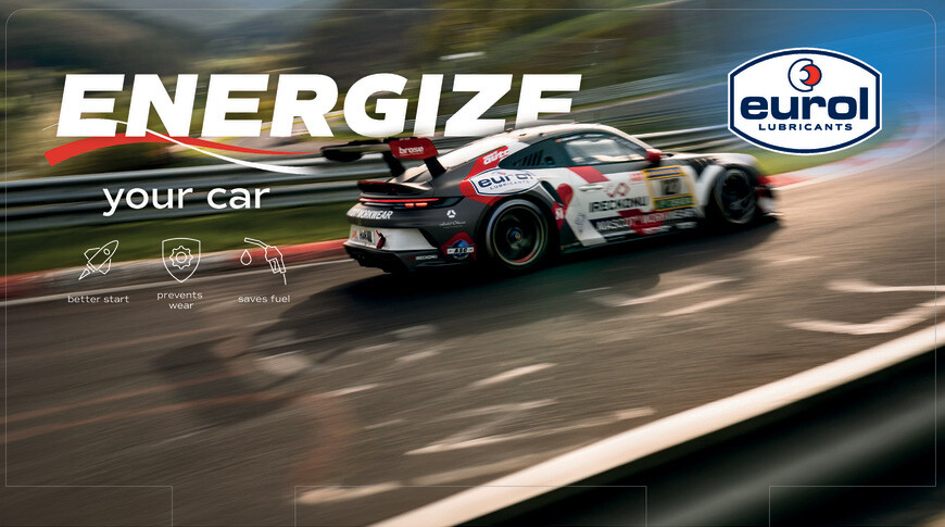 Eurol Energize Your Car — better start, prevents wear, saves fuel